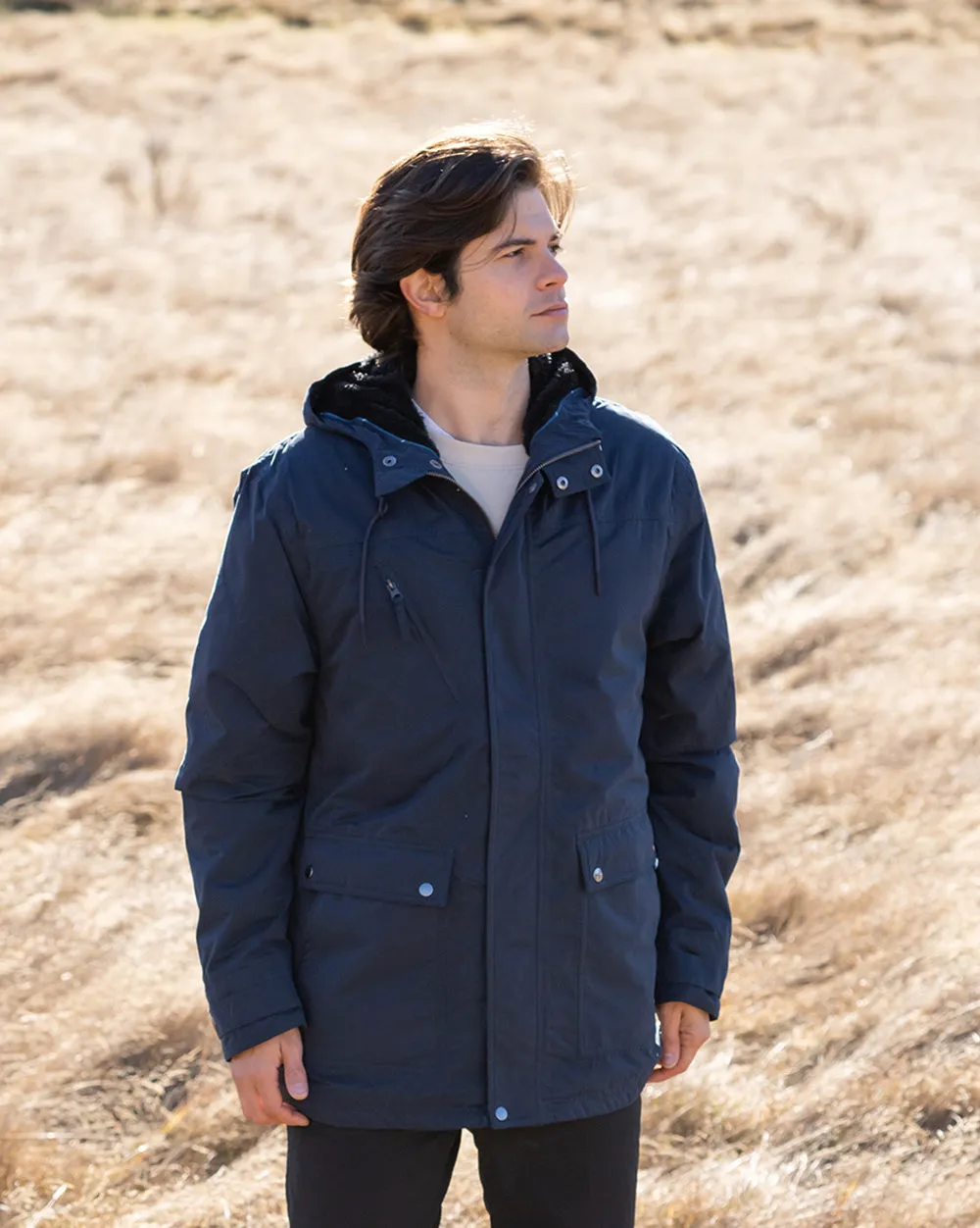 Cirrus Parka in Dark Denim