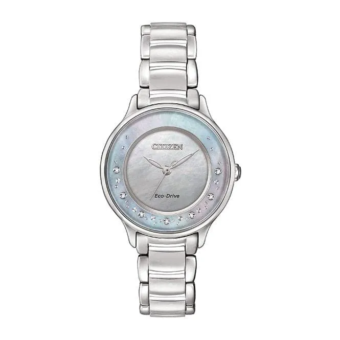 Citizen Ladies Eco-Drive 7 Diamonds WR50 DC Watch EM0380-81N