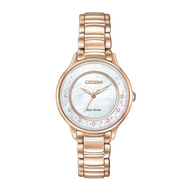 Citizen Ladies Eco-Drive 7 Diamonds WR50 DC Watch EM0382-86D