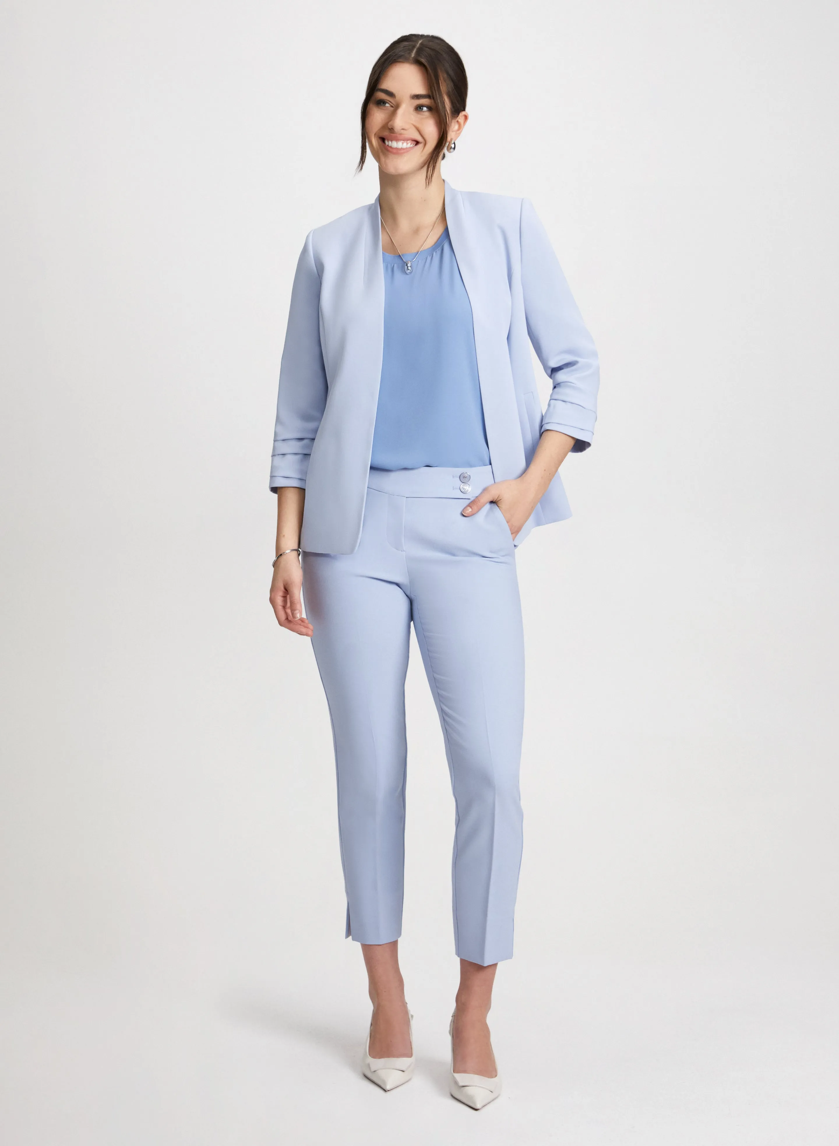 City Fit Slim Leg Ankle Pant