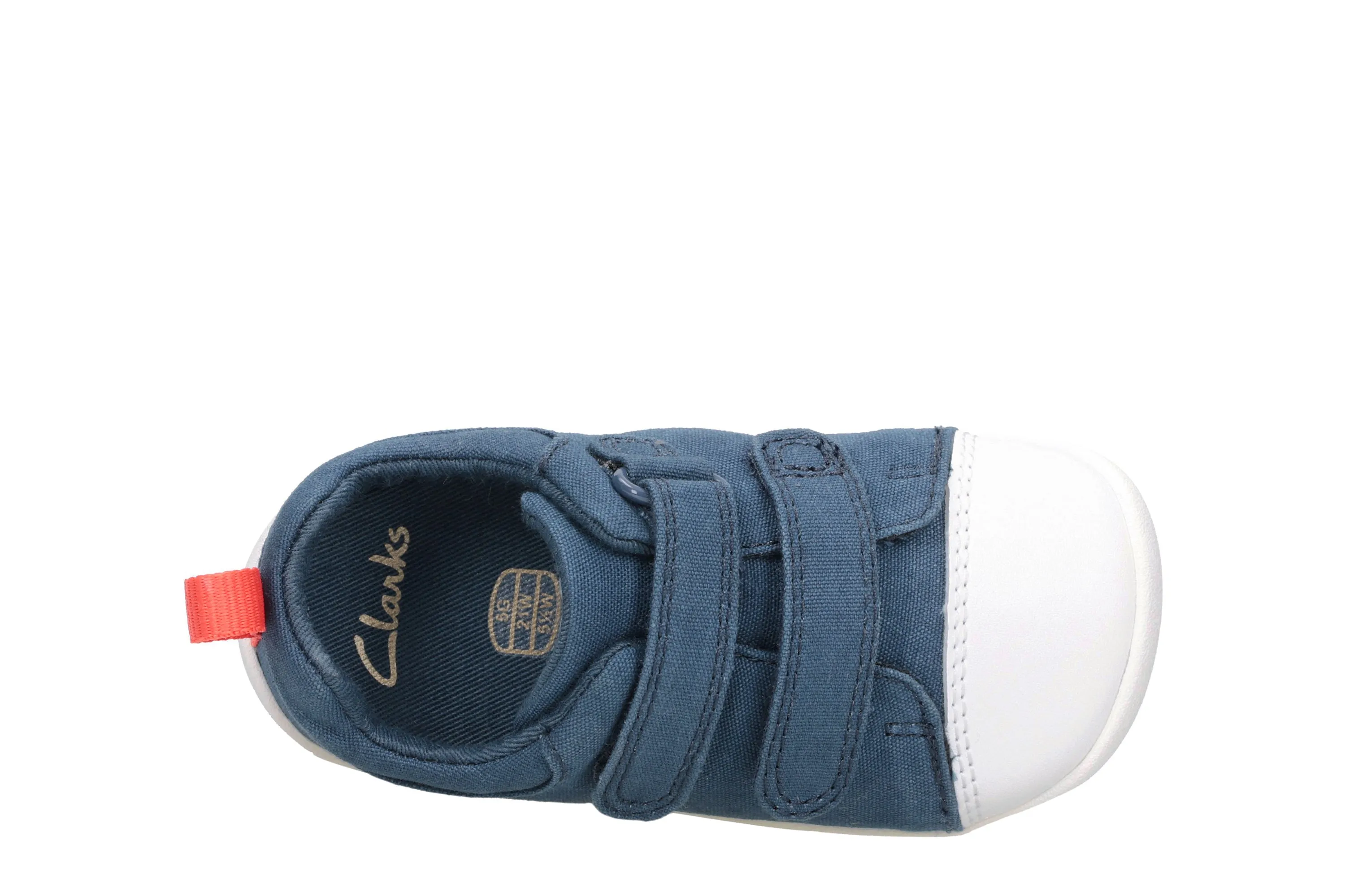 Clarks Roamer Craft Infant Boys Navy Canvas Shoe