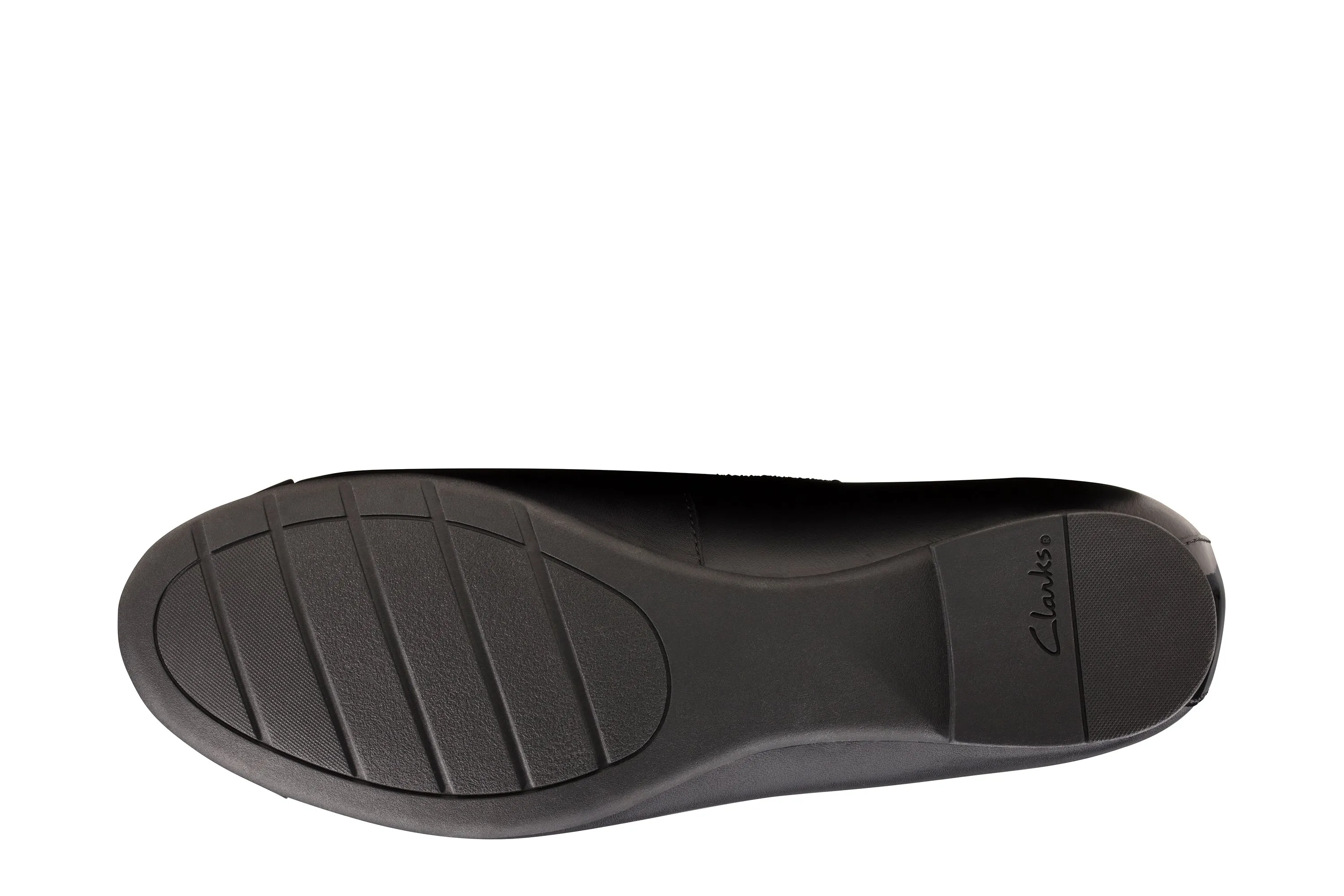 Clarks Scala Bloom Girls Black School Shoe