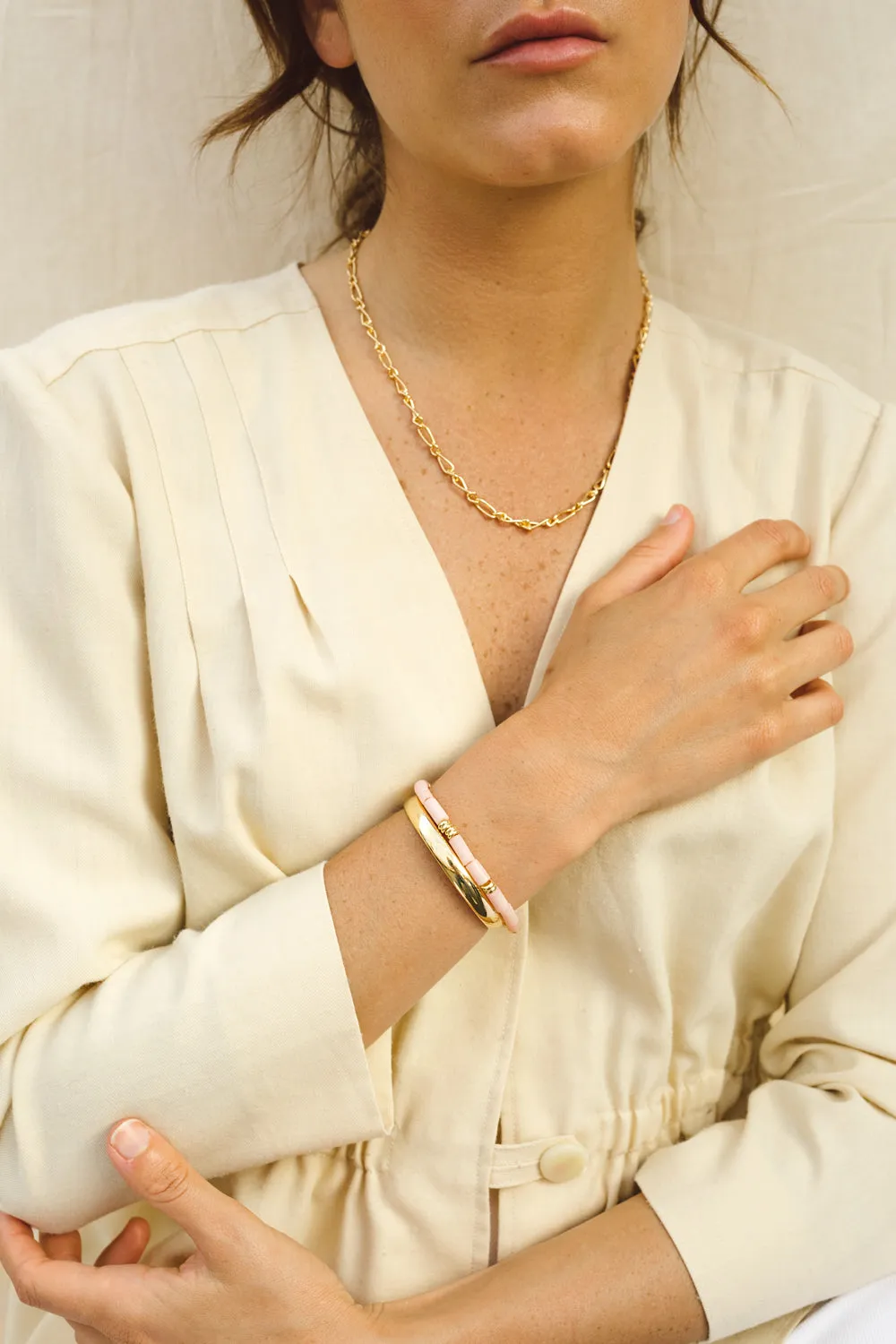 Classic bangle gold plated