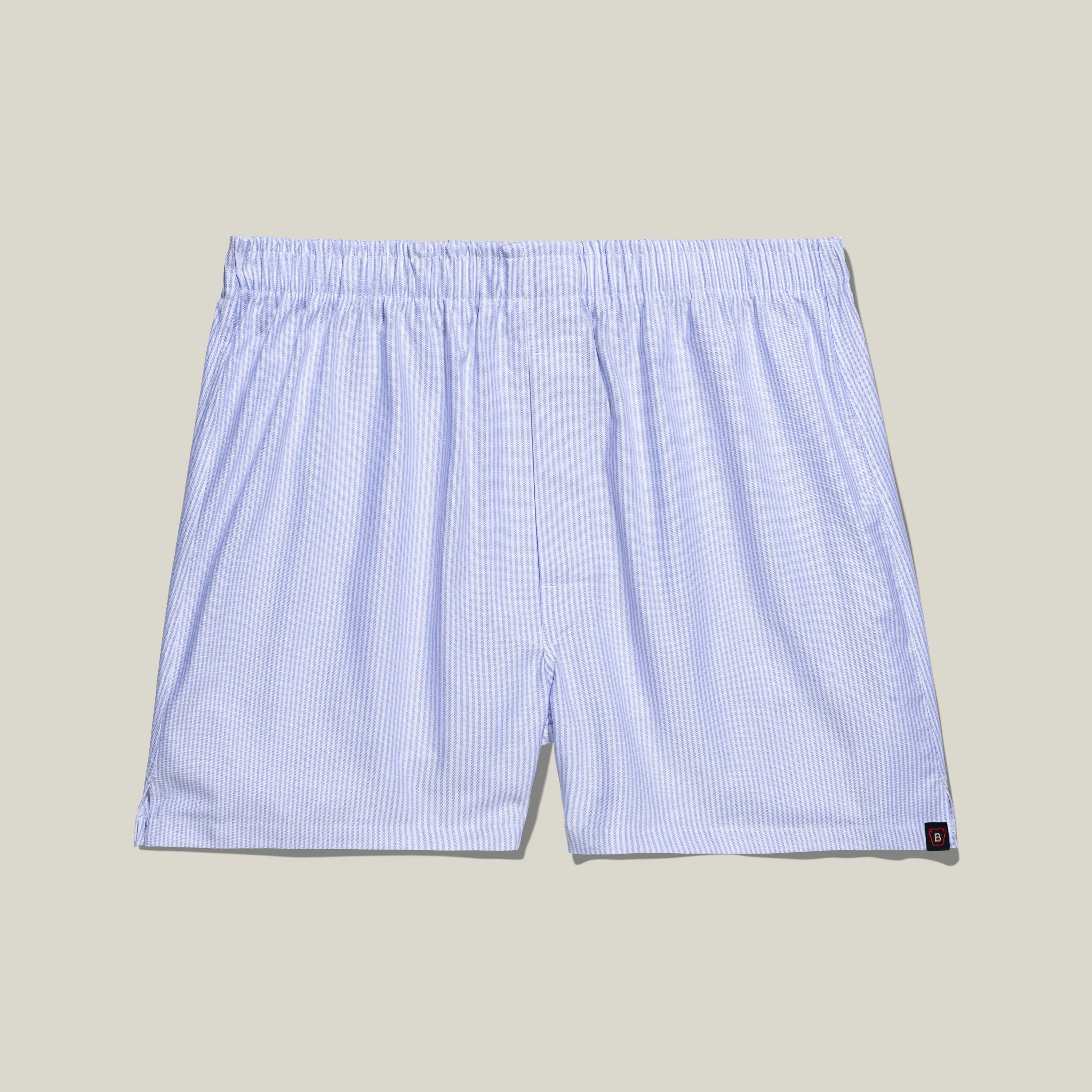 Classic Fit Boxer Lavender and White Classic Stripe