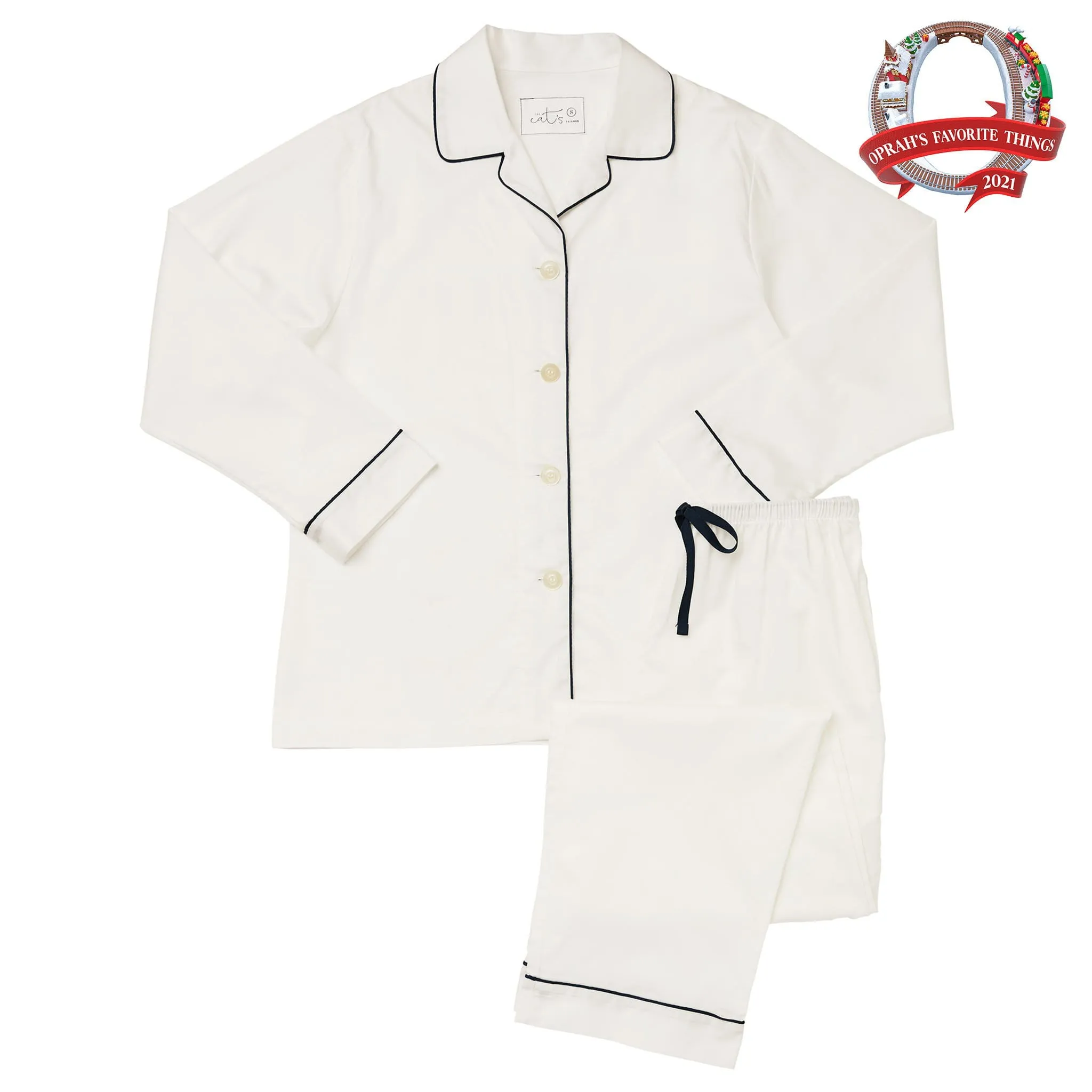 Classic Luxe Pima Pajama - White