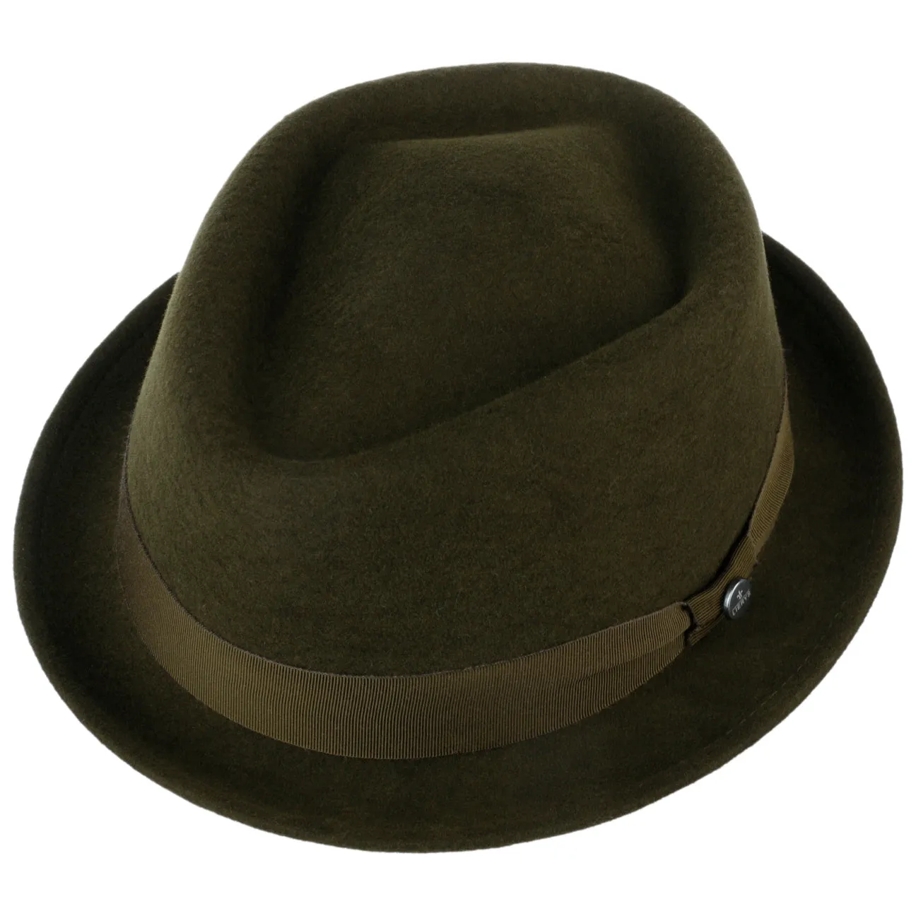 Classic Pork Pie Wool Felt Fedora Hat