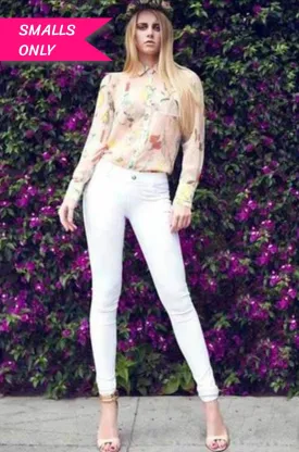 Classic White Stretch Jeggings