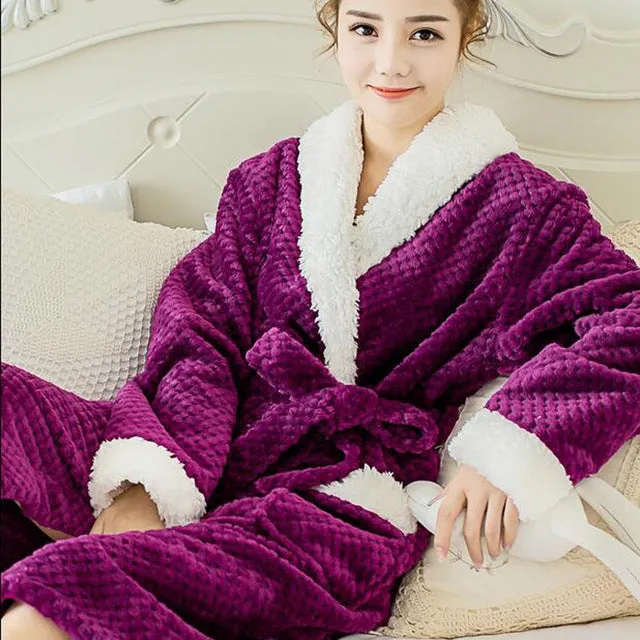 Classy Thick Flannel Robe