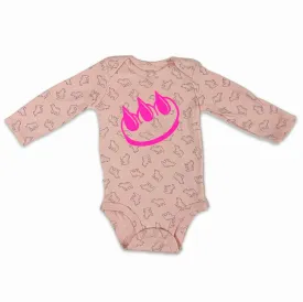 CLAW MONEY PINK TEDDY BABY ONESIE