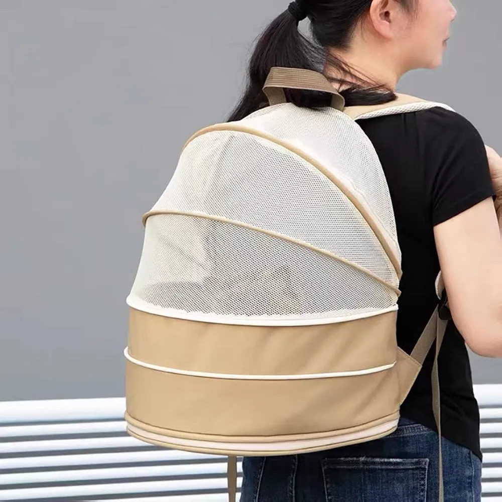 Clear Cat Backpack - Transparent & Expandable