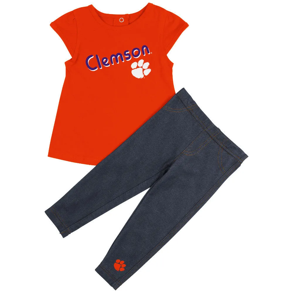 Clemson Tigers Girl Tunic & Leggings (2-4T)