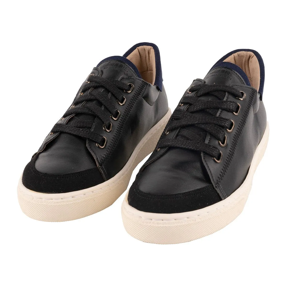 Cllib Cliib Mono D Knock Low-Top Sneakers Leather Black Colour For Women