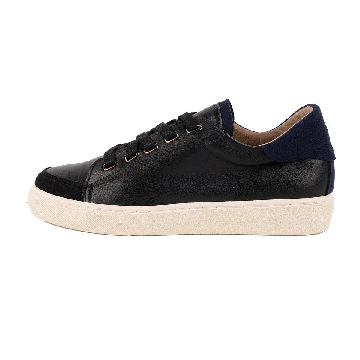 Cllib Cliib Mono D Knock Low-Top Sneakers Leather Black Colour For Women