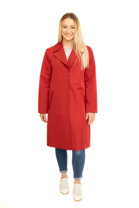 Cloth Raincoat Red 7/8