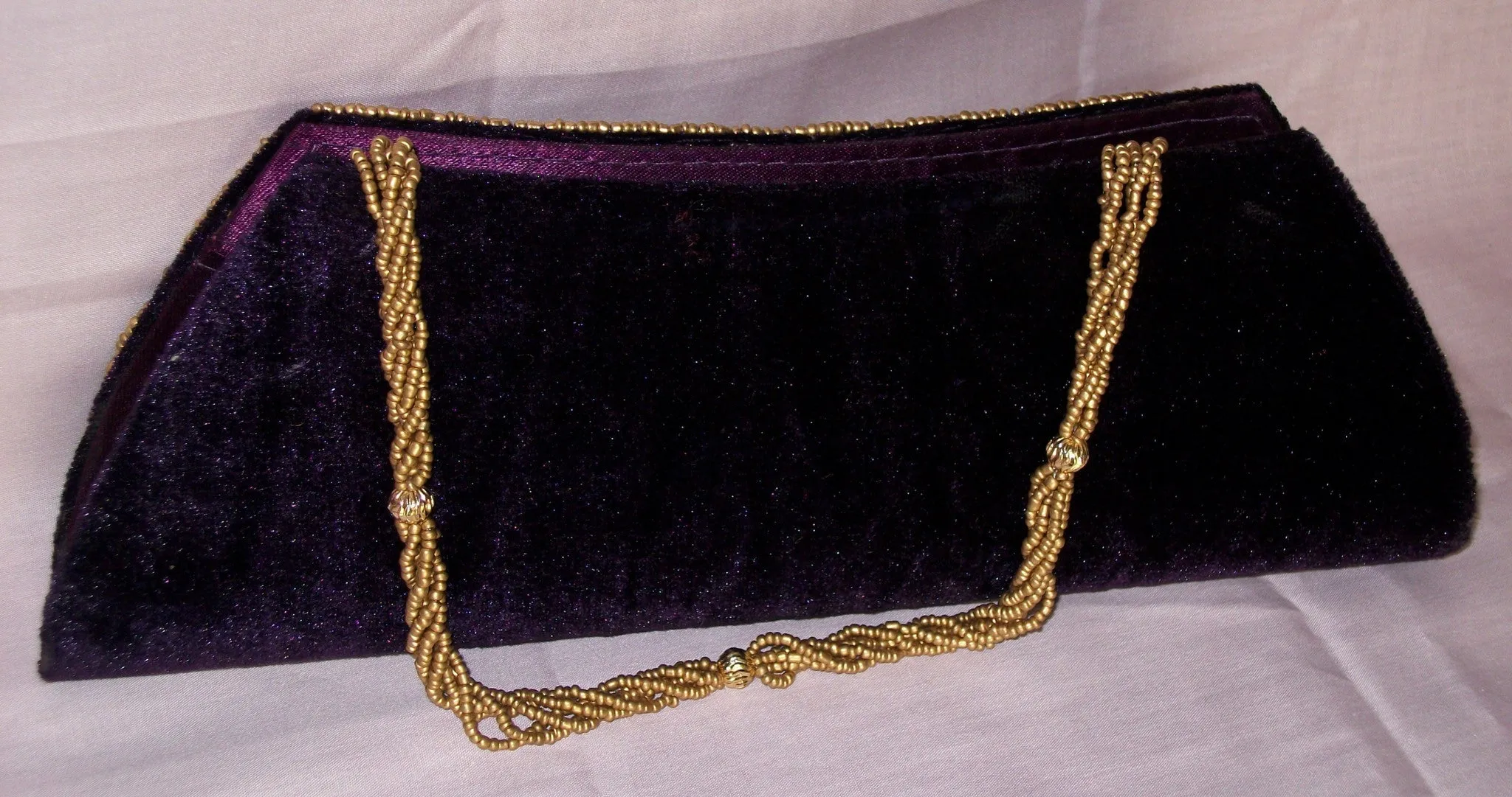 Clutch 760 Purple Purse Hand Bag Shieno