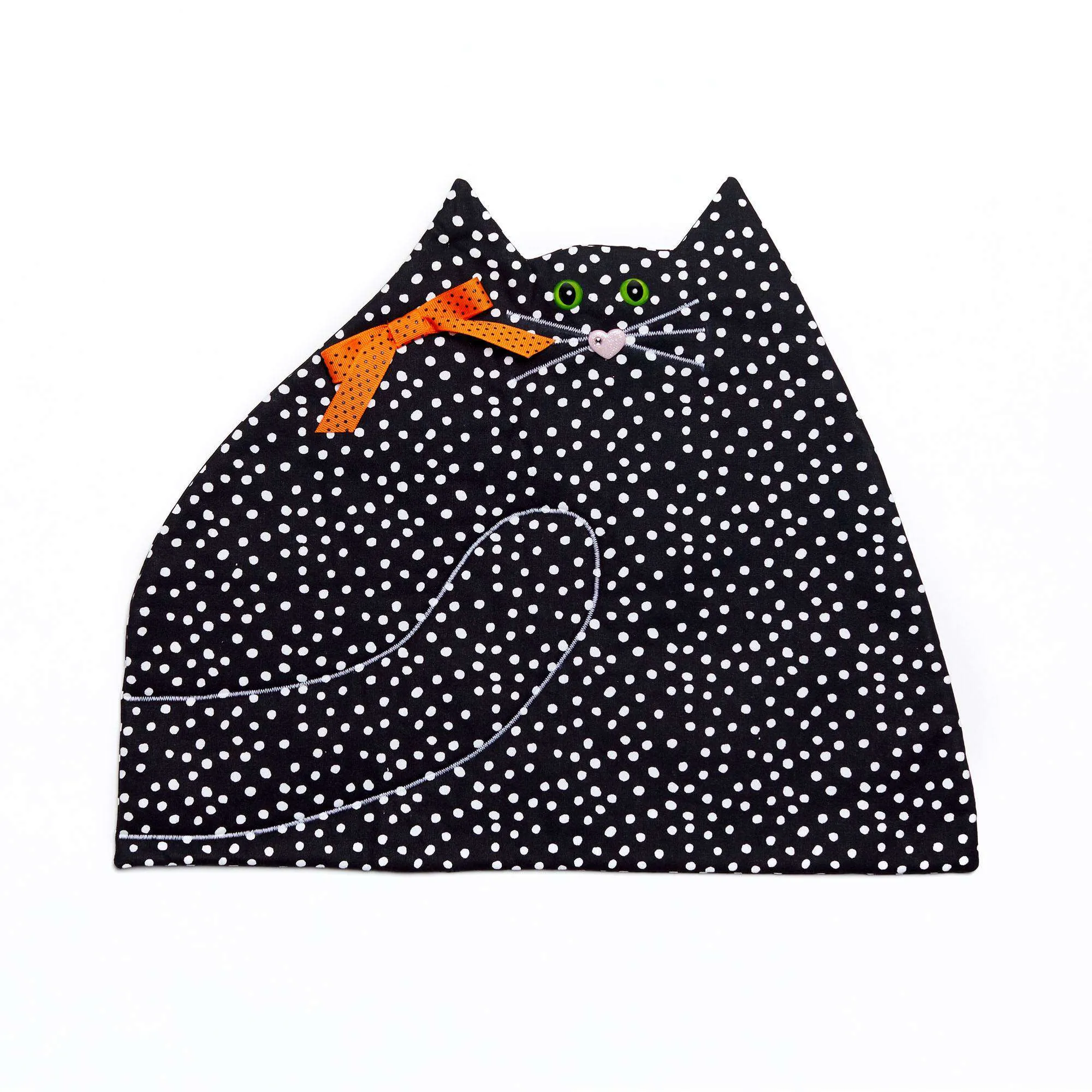 Coats & Clark Sewing Spider Halloween Cat Placemats