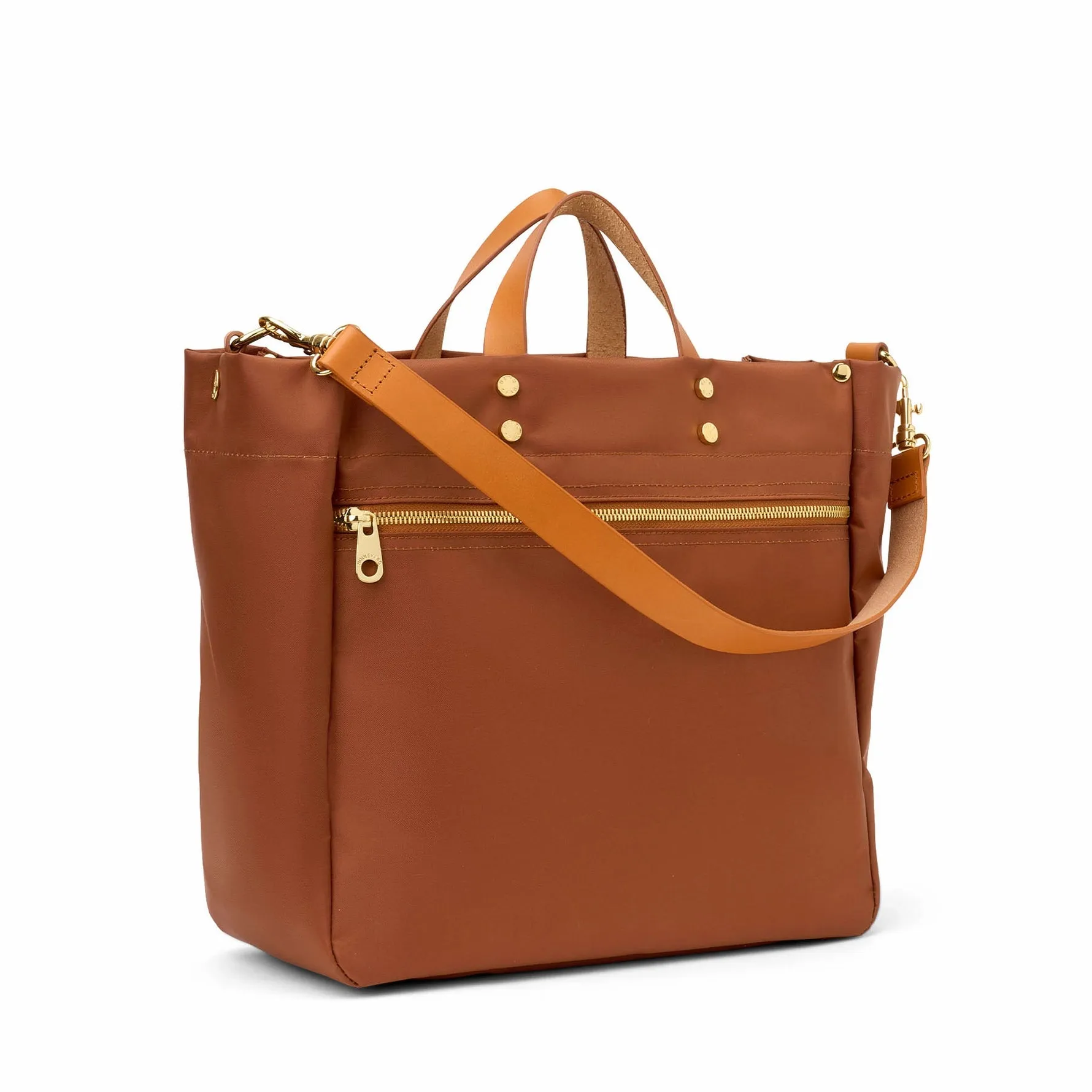 Codie Nylon Tote - Cognac (Ships in 1-2 Weeks)