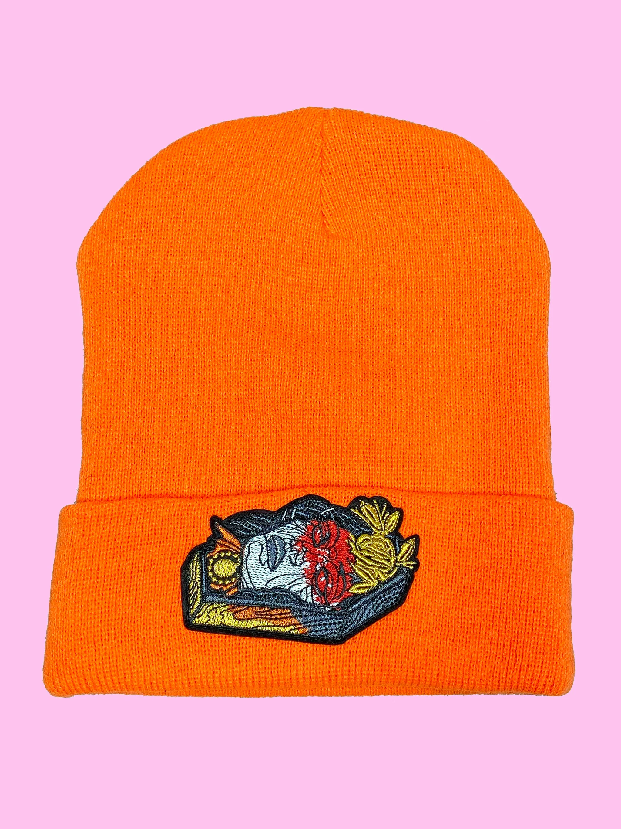 Coffin Lady Neon Beanie