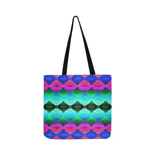 Cofitichequi Moon Shadow Reusable Shopping Bag (Two sides)