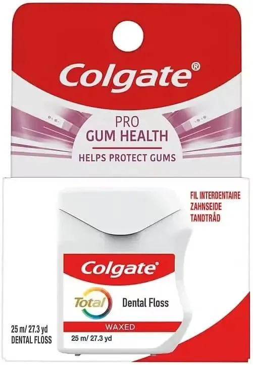 Colgate Total Pro Gum Health Floss (25m) - Pack of 6