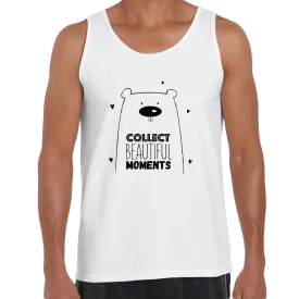 Collect Beautiful moments Animal Dog funny Quote Unisex Tank Top