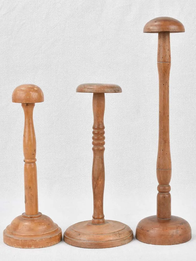 Collection of 3 hat stands, 19th-century