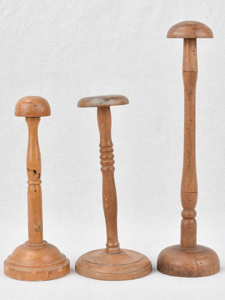 Collection of 3 hat stands, 19th-century