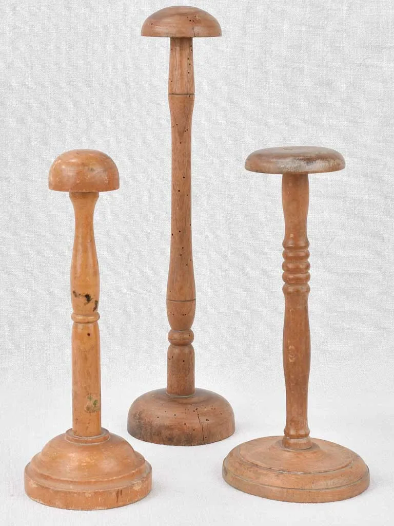 Collection of 3 hat stands, 19th-century