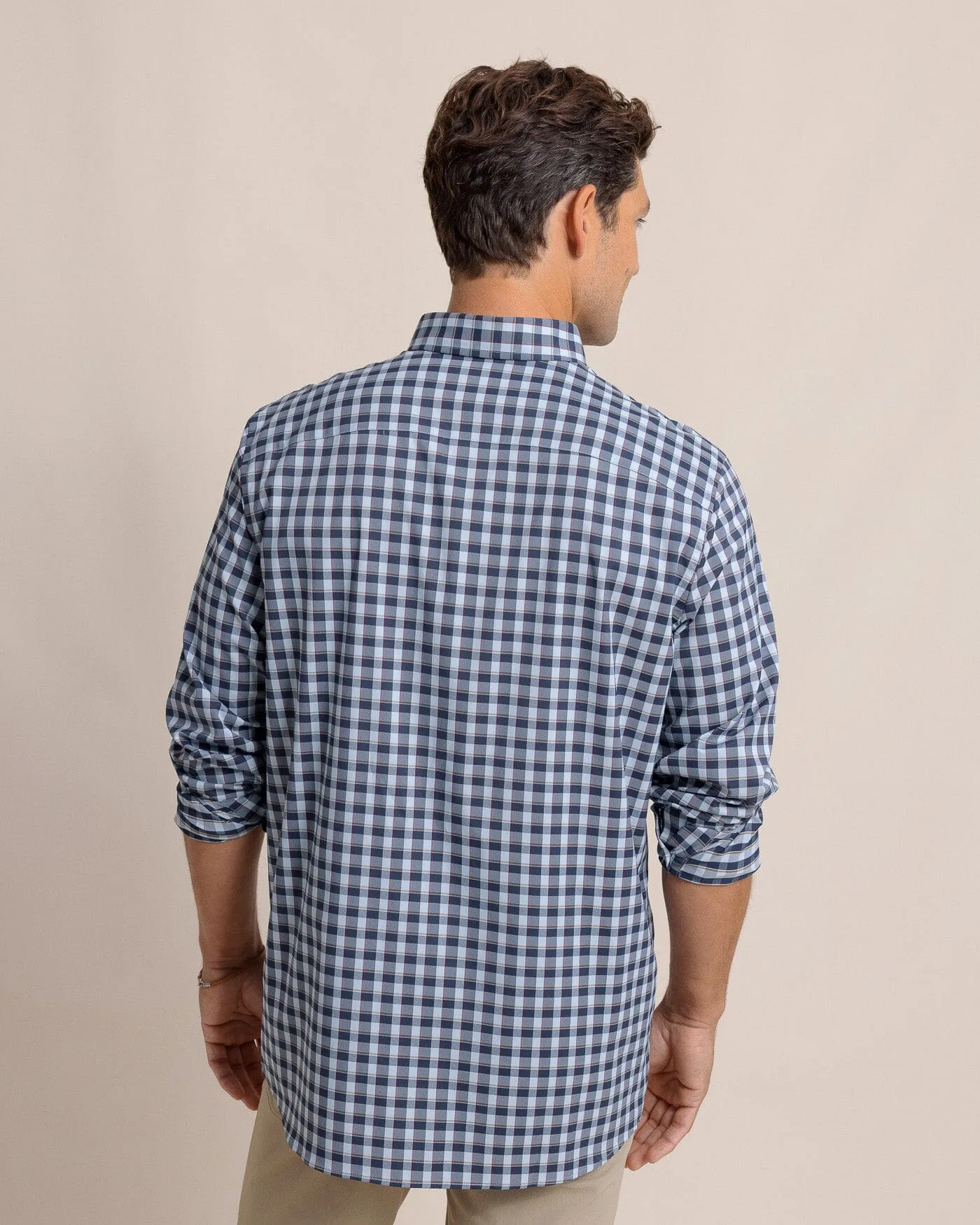 Colleton Plaid Intercoastal Long Sleeve Sport Shirt