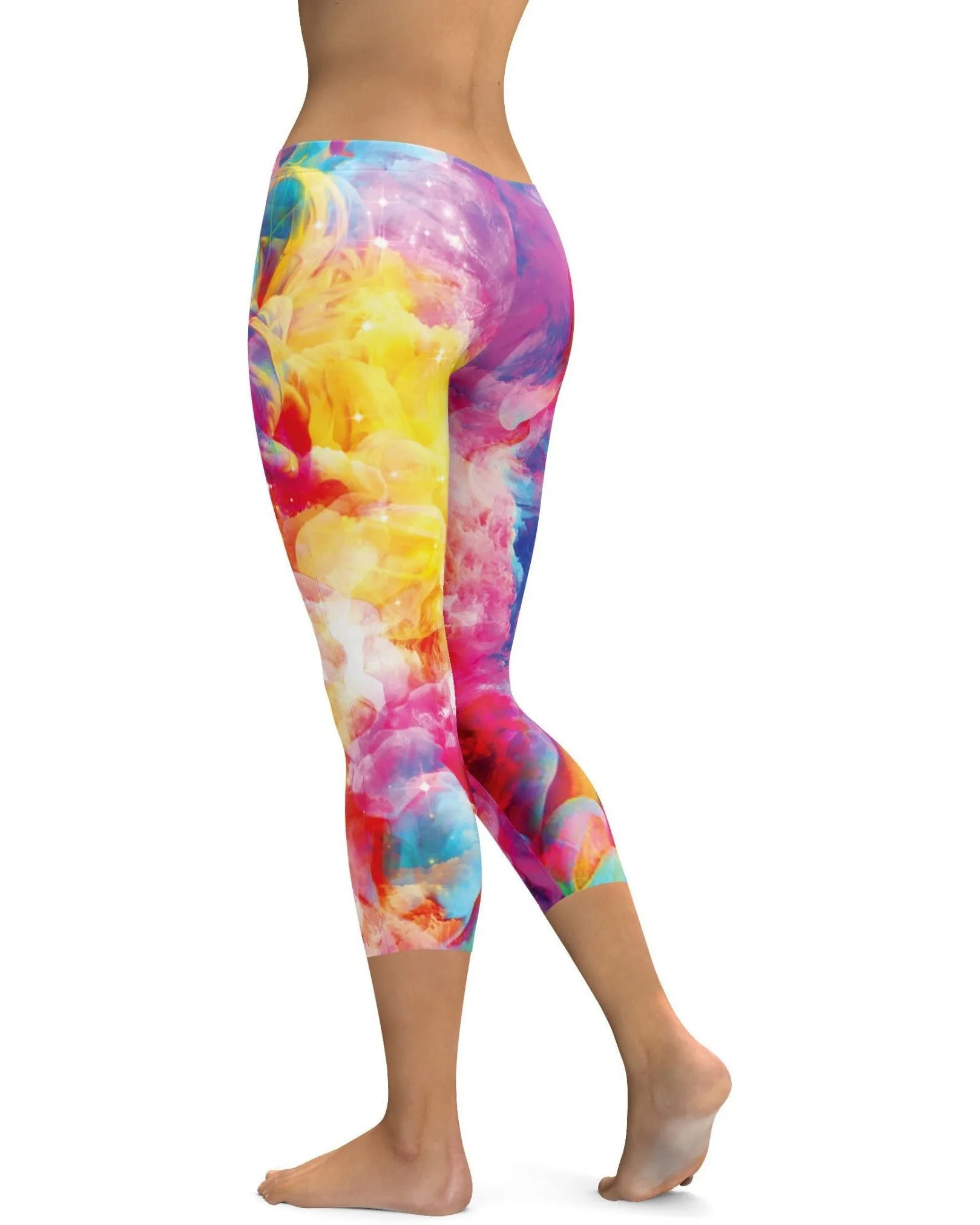 Color Splash Explosion Capris