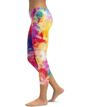 Color Splash Explosion Capris