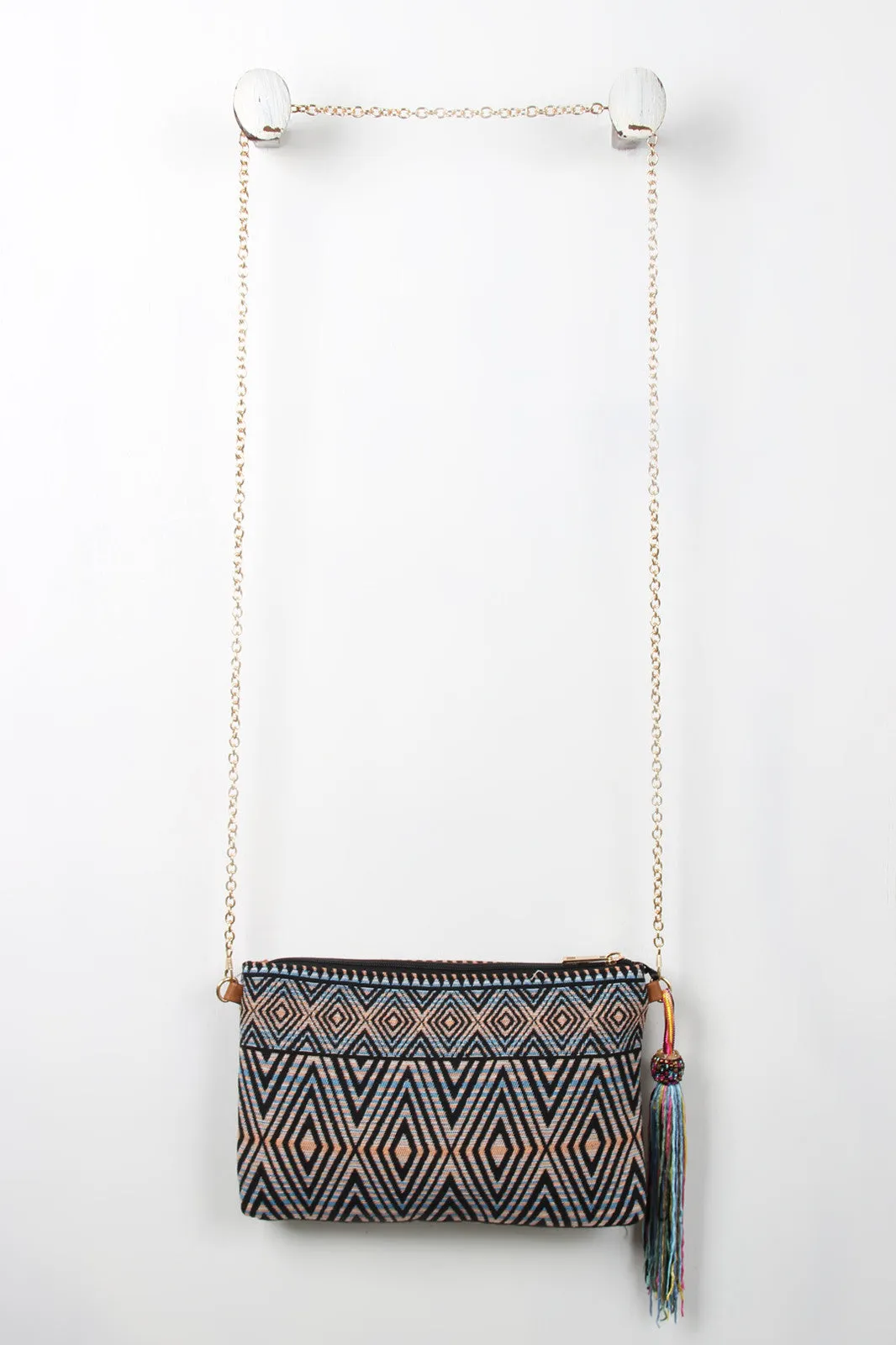 Colorful Beaded Embellishments Clutch