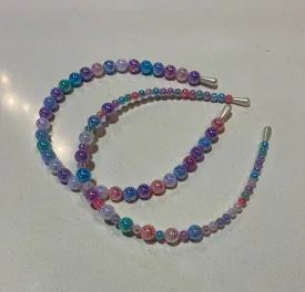 Colorful Pearl Beaded Headbands