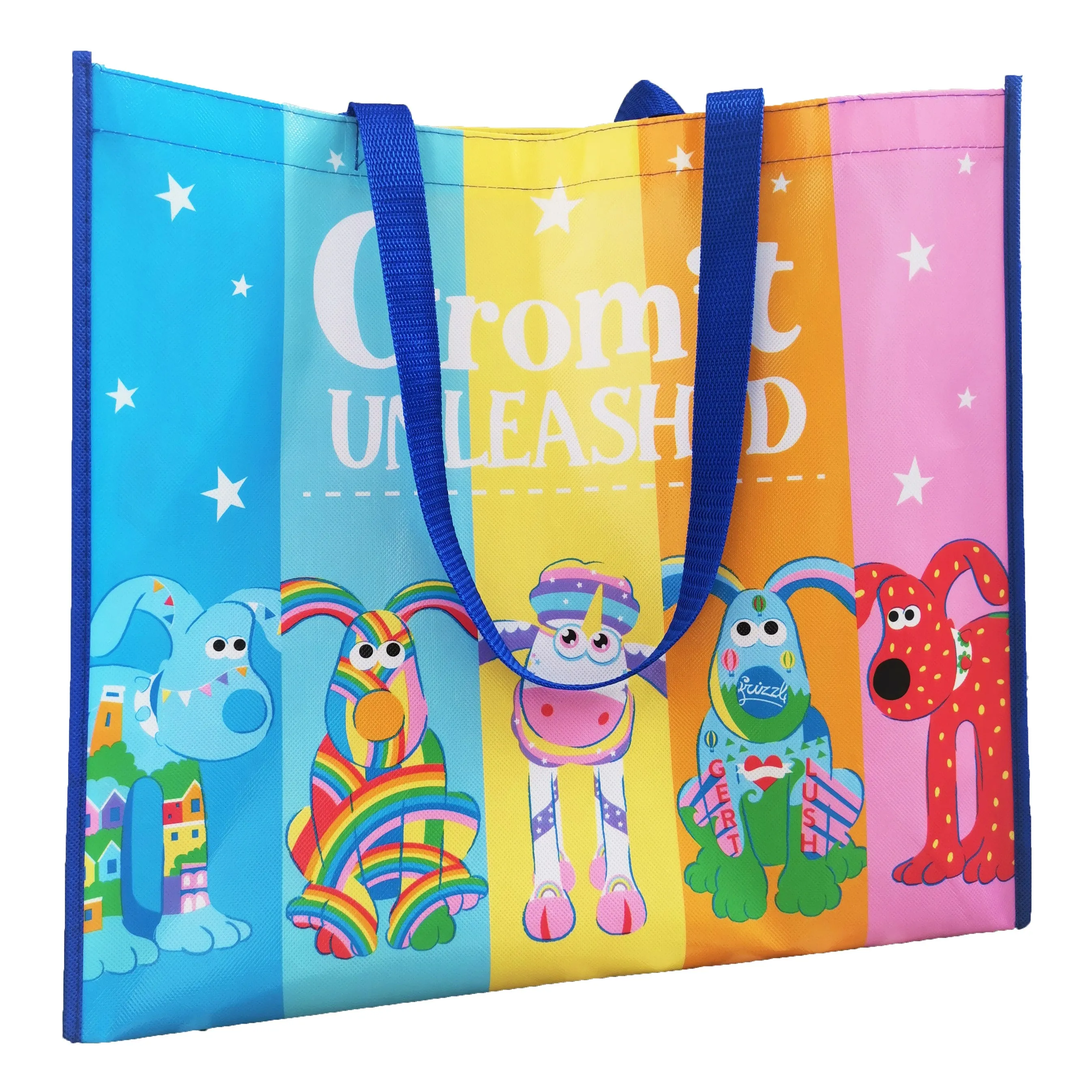 Colourful Gromit shopping Bag