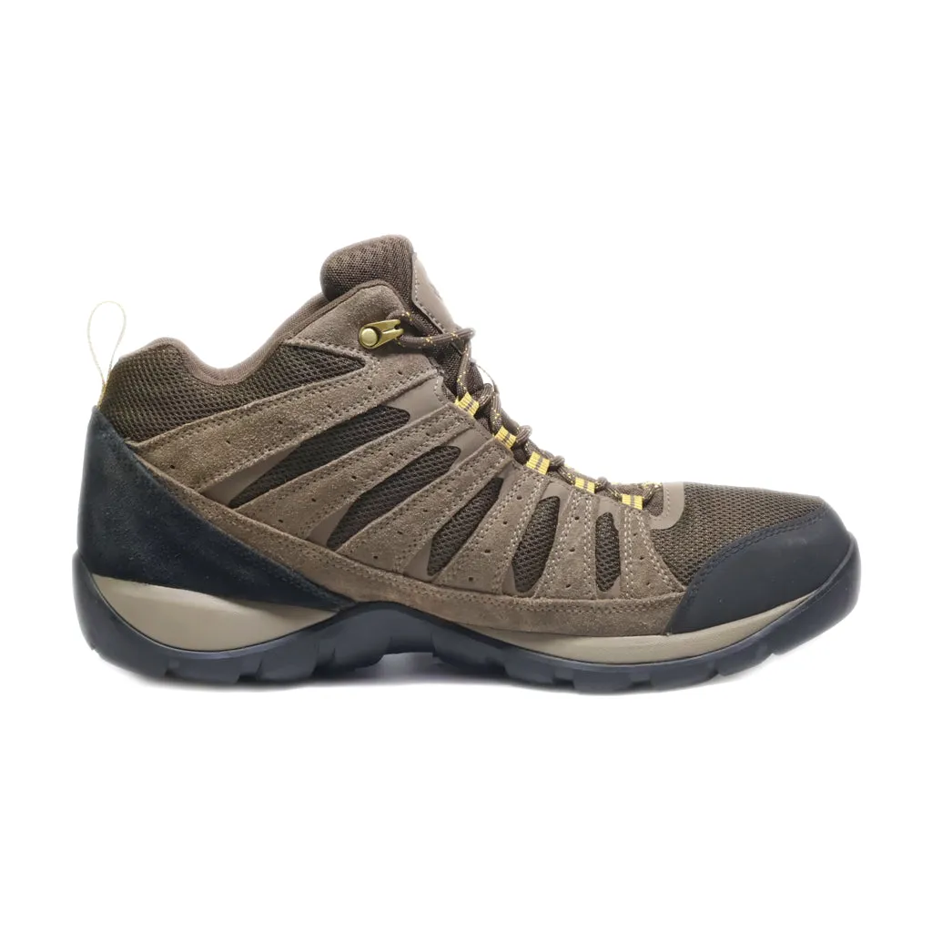 Columbia Hiking Boots Fabric Brown Colour For Men