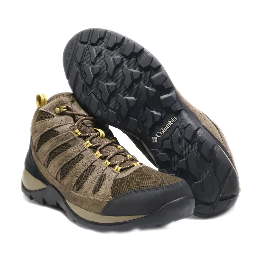 Columbia Hiking Boots Fabric Brown Colour For Men