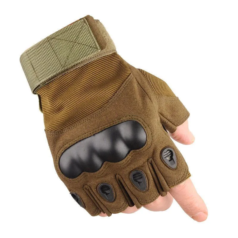 Combat Tactics Long-Finger And Half-Finger Gloves Outdoor Fighting Cycling Handguards Non-Slip Military Fans Protective Fighting Gloves