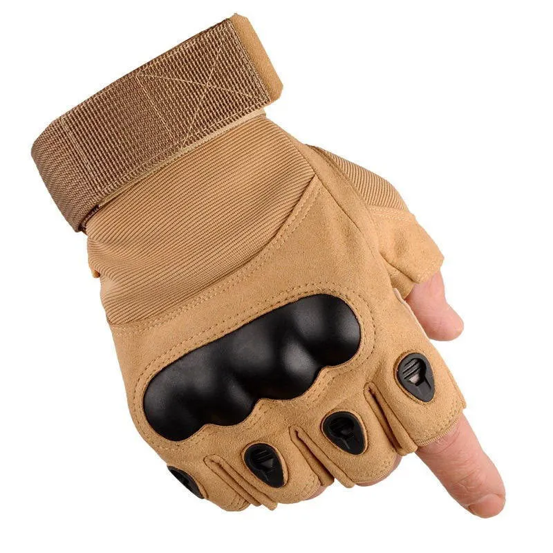 Combat Tactics Long-Finger And Half-Finger Gloves Outdoor Fighting Cycling Handguards Non-Slip Military Fans Protective Fighting Gloves