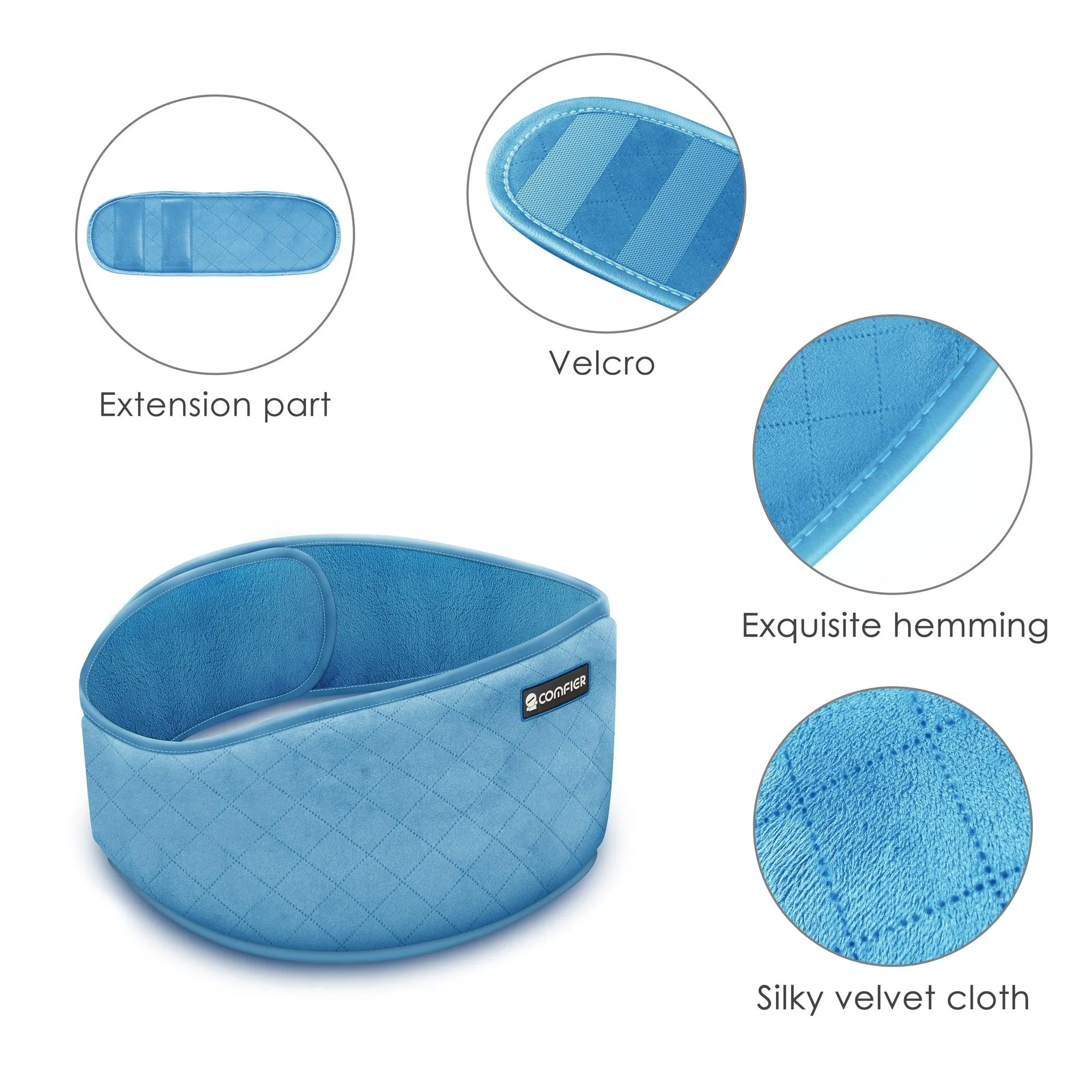 Comfier Heating Pad for Back Pain Relief, Heating Waist Belt with Adjustable Heat  - 6006NB