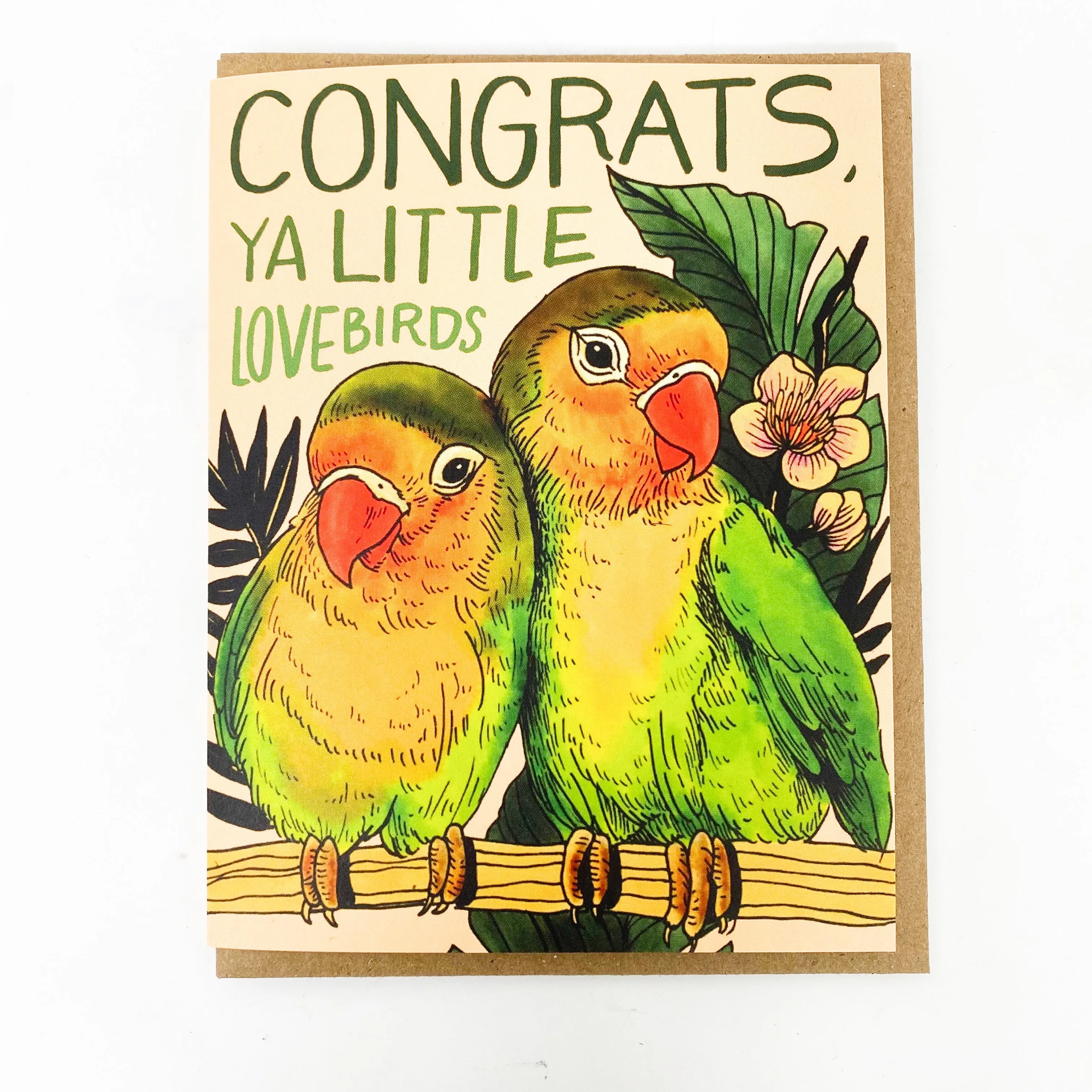 Congrats Ya Little Love Birds Card