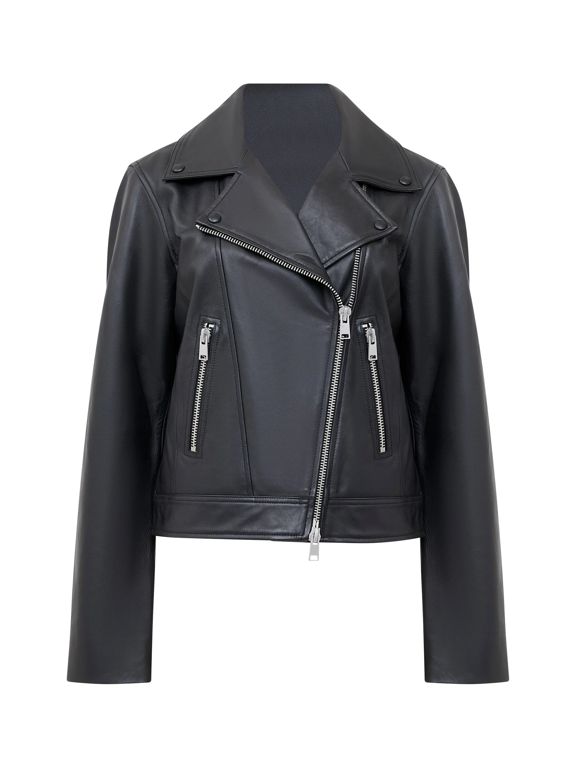 Connie Leather Biker Jacket