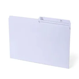 Continental File Folders Letter Sized 25pk Ivory