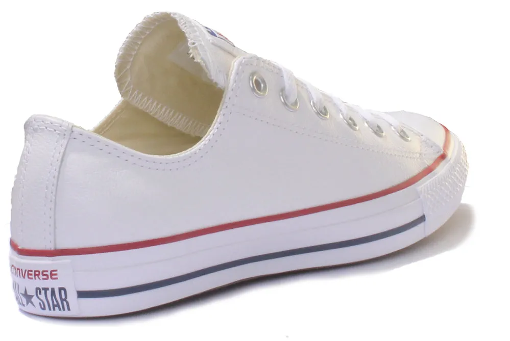 Converse 132173 CT All Star Low Leather Trainer In White