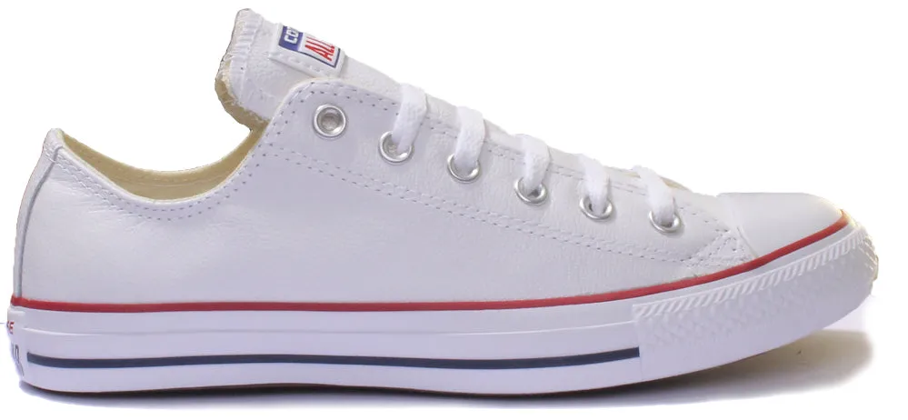 Converse 132173 CT All Star Low Leather Trainer In White