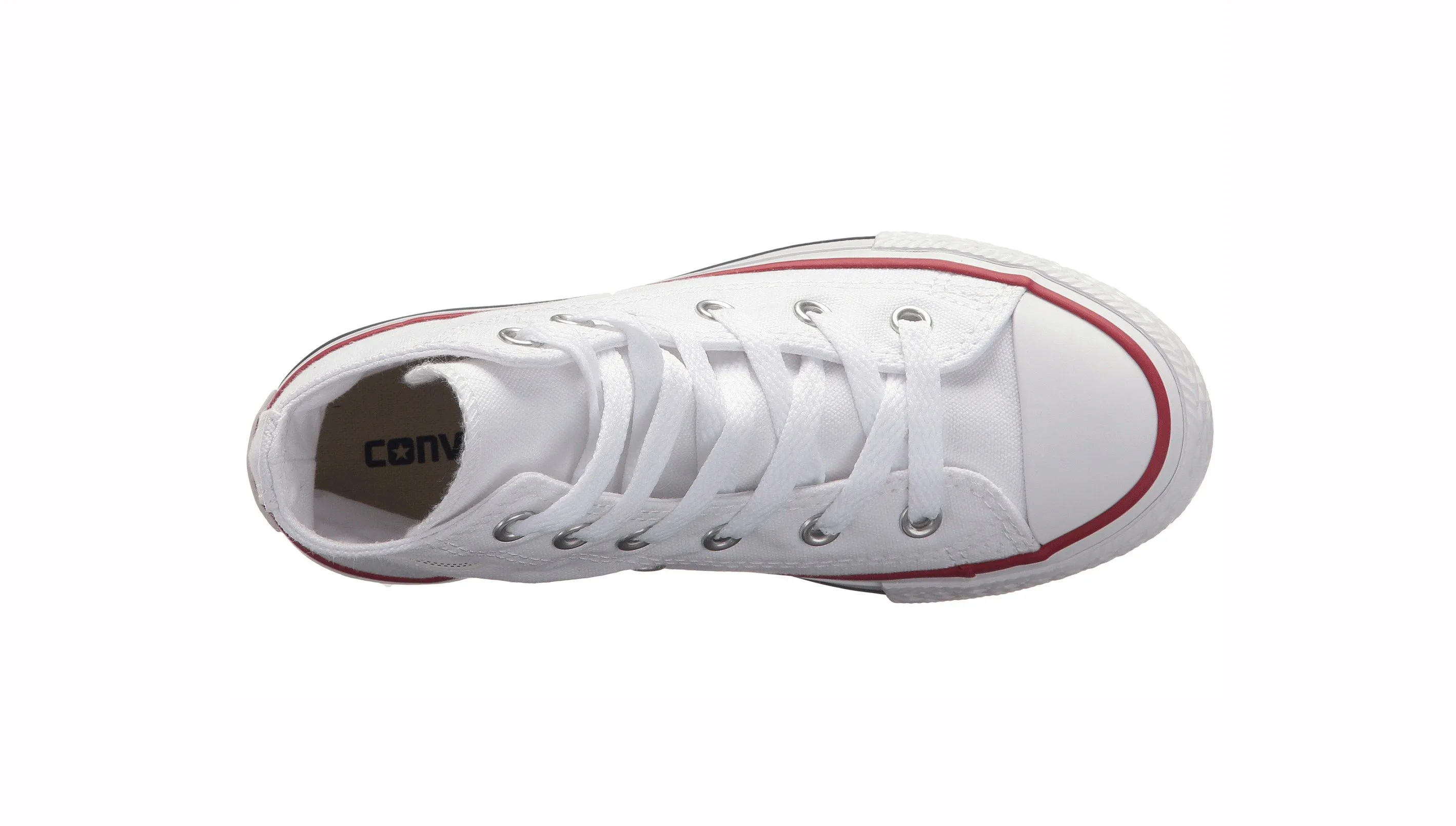 Converse All Star Little Kids Hi Top Optical White Shoes