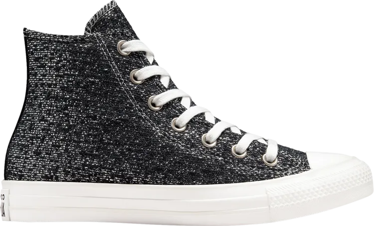 Converse Wmns Chuck Taylor All Star High Metallic Shimmer Sneakers - Black