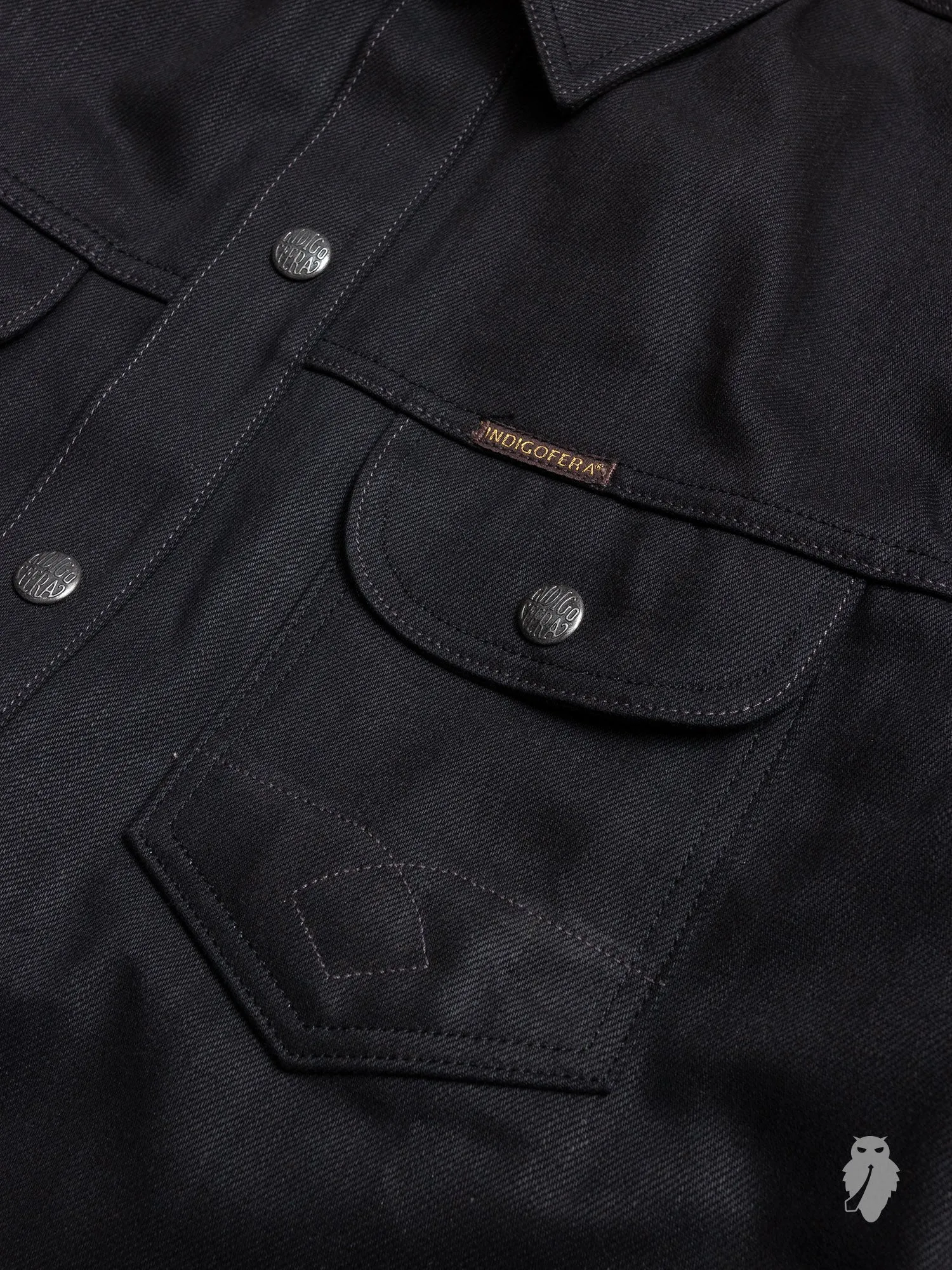 Copeland 14oz Denim Shirt in Black