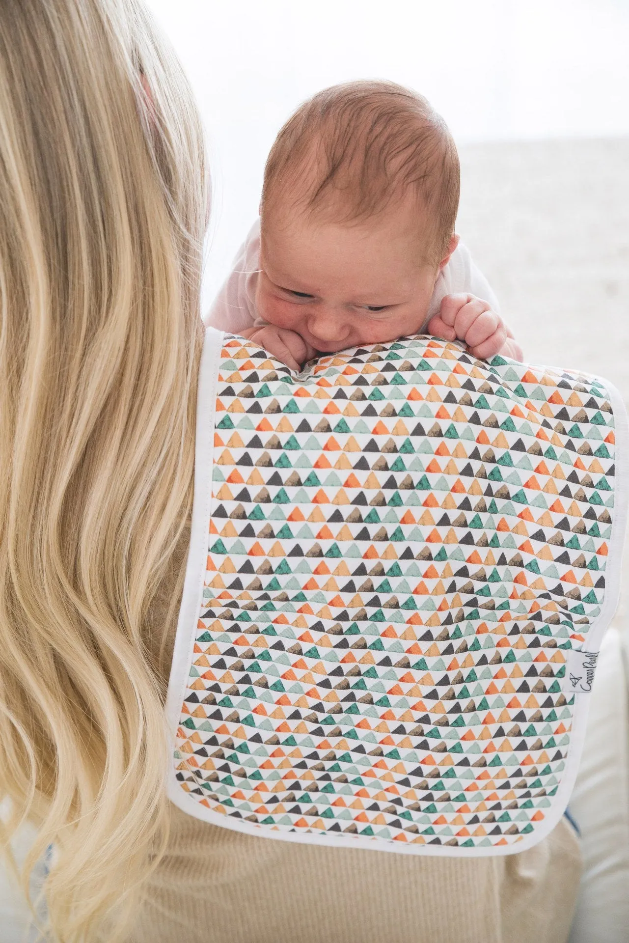 Copper Pearl Bison Premium Burp Cloth Set