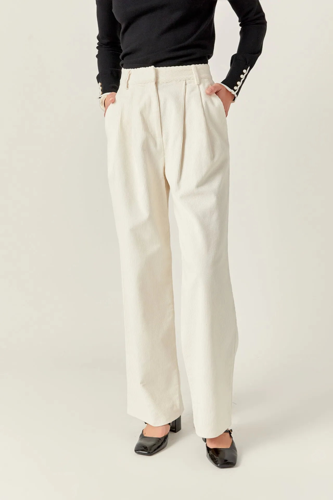 Corduroy Wide Pants