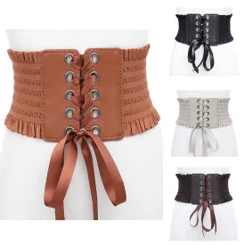 Corset Tassels Elastic Belt